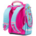 Рюкзак школьный каркасный Smart PG-11 Bright butterflies, голубой