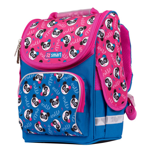 Рюкзак шкільний каркасний Smart PG-11 Hello panda