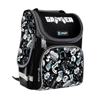 Рюкзак шкільний каркасний Smart PG-11 Gamer world, черный