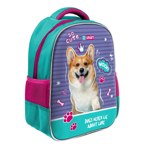 Рюкзак школьный каркасный Smart SM-02 Corgi