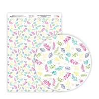 Бумага дизайнерская односторонняя „Floral garden“ 2, 21х29,7 см, глянцевая, 250 г/м2, ROSA TALENT (5311119)