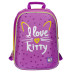 Рюкзак ортопедический школьный YES H-12I love kitty