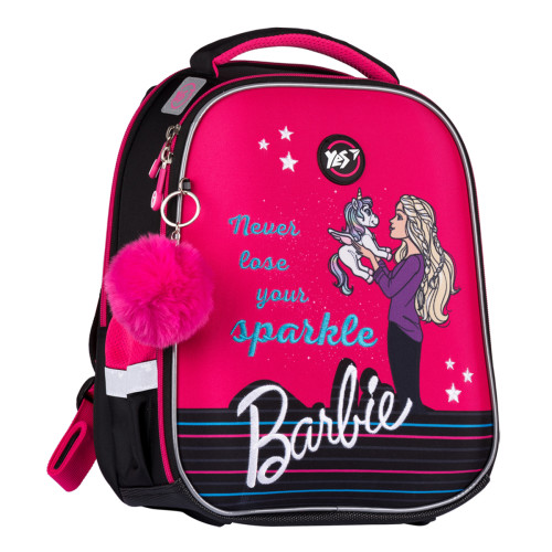 Рюкзак ортопедический школьный YES H-100 Barbie
