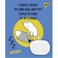 А5/12 кл. 1 Вересня Love cats, зошит учнів.