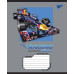 Тетрадь в клетку 18 листов, А5 YES Racing championship ученическая