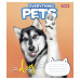 Тетрадь в клетку 24 листа, А5 1В Everything pets ученическая