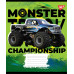 Тетрадь в косую 12 листов, А5 1В Monster truck championship ученическая