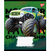 Тетрадь в косую 12 листов, А5 1В Monster truck championship ученическая