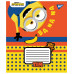 Тетрадь в клетку 12 листов, А5 YES Minions2 ученическая