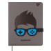 Дневник школьный YES PU твердый Glasses