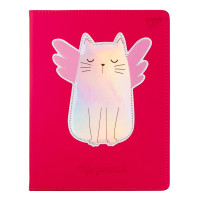 Щоденник шкільний YES PU твердий "Cat. Angelcat"
