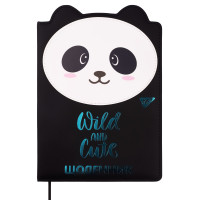 Дневник школьный YES PU твердый Hi, panda!