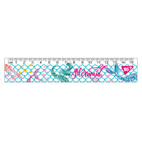 Линейка YES 15 см Mermaid