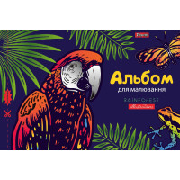 Альбом для малювання 1 Вересня А4 28л/100 скоба, з перфорацією (д)
