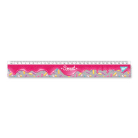 Линейка YES 30 см Sweet cream