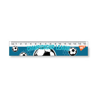 Лінійка YES 15 см Football