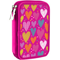 Пенал твердий 1Вересня  твердий подвійний HP-01 Sweet heart
