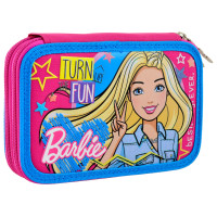 Пенал твердий 1Вересня подвійний HP-01 "Barbie"