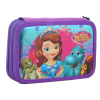 Пенал твердий YES твердий подвійний Sofia purple, 20*13*4.5