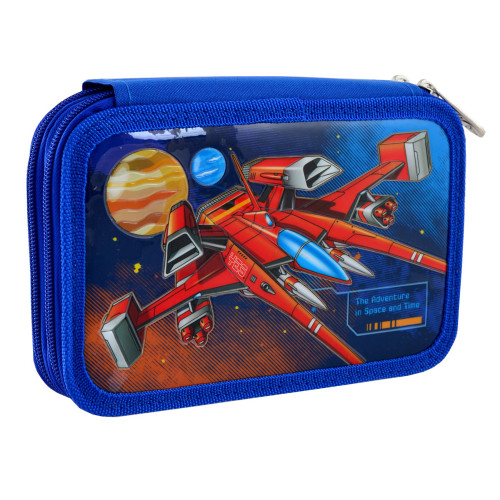 Пенал твердий 1 Вересня подвійний HP-01 "Star Explorer"