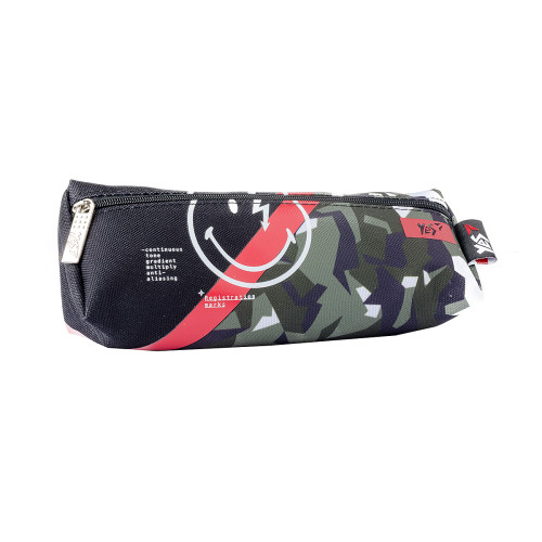 Пенал м`який YES UN-01  "Smiley World" Military boy