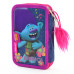 Пенал школьный твердый двойной Trolls, 20*13.5*4