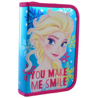 Пенал школьный твердый YES одинарный с двумя клапанами HP 04 Frozen