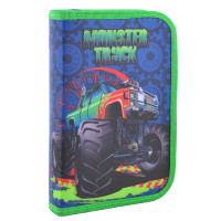 Пенал школьный твердый SMART одинарный с клапаном Monster truck, 20.5*13*3.2