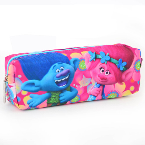 Пенал шкільний м‘ягкий YES Trolls, 20*6.5*5
