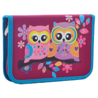 Пенал школьный твердый одинарный без клапана Owl, 20.5*14*3.2