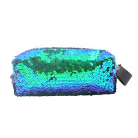 Пенал школьный косметичка YES GP 01 Green Sequins