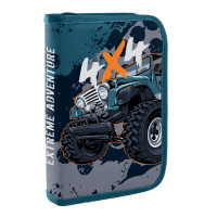 Пенал твердий  YES одинарний з двома клапанами HP-04  "Off Road"