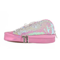 Пенал школьный мягкий YES TP 24 ‘‘Sneakers with sequins‘‘ pink