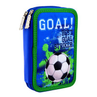 Пенал школьный твердый SMART двойной HP 01 Goal