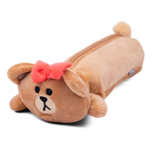 Пенал шкільний YES м‘який Line Friends Choco