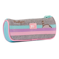 Пенал школьный мягкий YES TP 03 Pusheen, серый/розовый