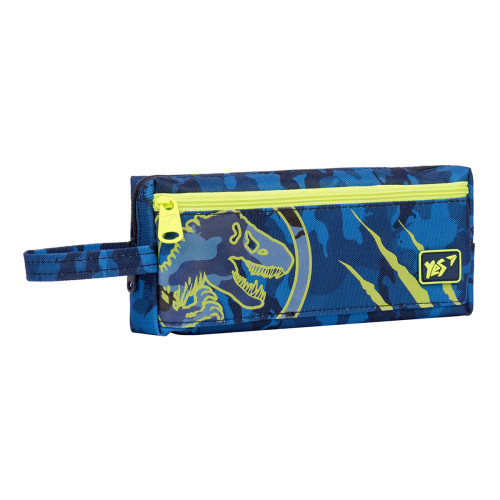 Пенал м`який YES TP-18  "Military Dino",  синій