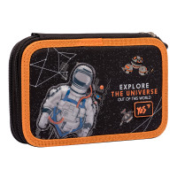 Пенал твердий YES подвійний HP-01  "Explore the universe", чорний