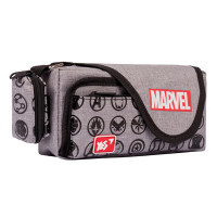 Пенал школьный мягкий YES PH 3 2 Marvel.Avengers, серый