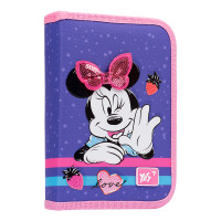 Пенал твердий YES одинарний з клапаном HP-03  "Minnie Mouse", фіолетовий