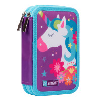 Пенал твердий SMART твердий подвійний HP-01 Stay Magic, пурпурний