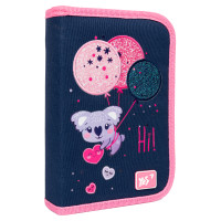 Пенал школьный твердый YES одинарный с двумя клапанами HP 04 Hi, koala!