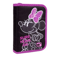 Пенал школьный твердый YES одинарный с двумя клапанами HP 04 Minnie Mouse