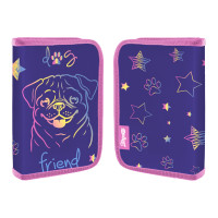 Пенал школьный твердый 1Вересня HP 02 одинарный Friend