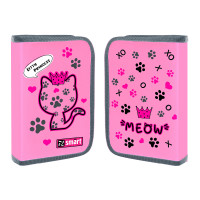 Пенал школьный твердый SMART одинарный без клапана HP 02 Meow