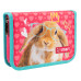 Пенал школьный твердый SMART одинарный с клапаном HP 03 Cute lovely