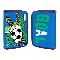 Пенал твердий SMART одинарний з двома клапанами HP-04 Football