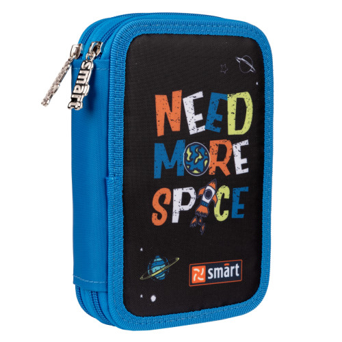 Пенал школьный твердый SMART двойной HP 01 Space