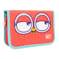 Пенал школьный твердый YES одинарный с двумя клапанами HP 04 Owls