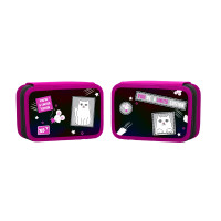 Пенал школьный твердый YES двойной HP 01 Cats